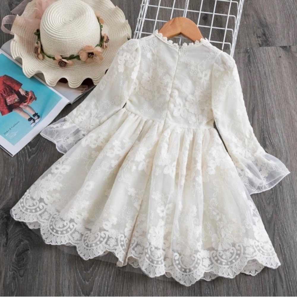 Cute white lace dress
